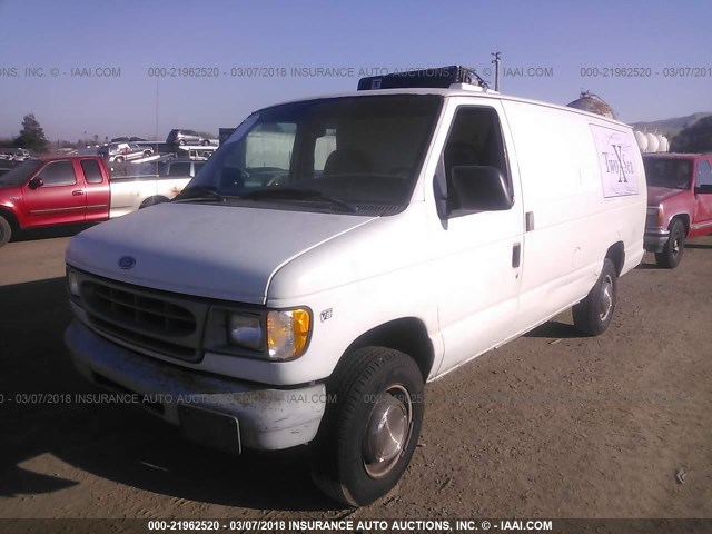 1FTNS24L8WHA32821 - 1998 FORD ECONOLINE E250 SUPER DUTY VAN WHITE photo 2