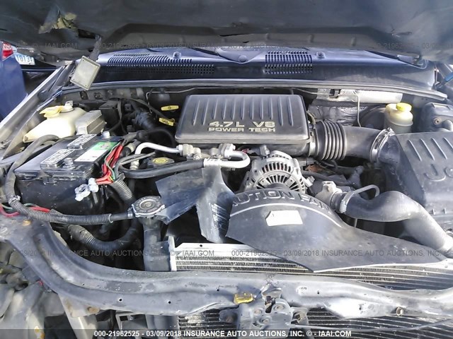 1J4GW48N6YC238492 - 2000 JEEP GRAND CHEROKEE LAREDO GRAY photo 10