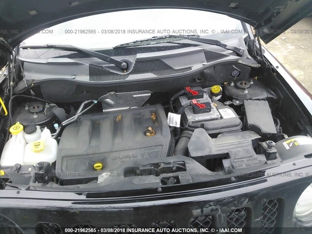 1C4NJRBB2FD292046 - 2015 JEEP PATRIOT SPORT BLACK photo 10