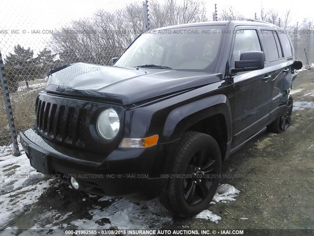 1C4NJRBB2FD292046 - 2015 JEEP PATRIOT SPORT BLACK photo 2