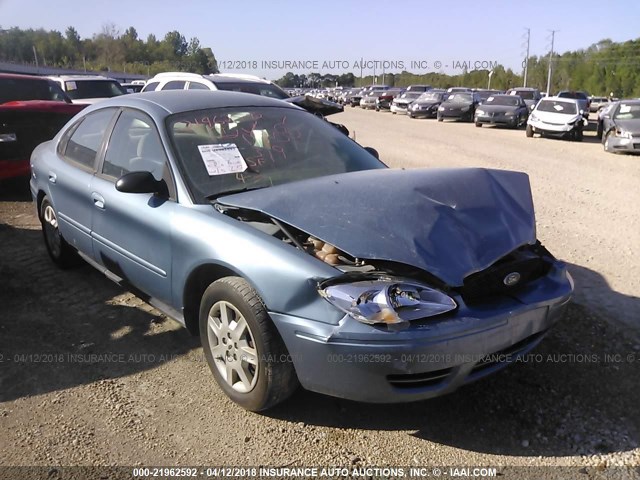 1FAFP53UX7A141993 - 2007 FORD TAURUS SE Light Blue photo 1