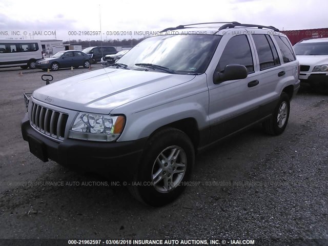 1J4GW48S34C377267 - 2004 JEEP GRAND CHEROKEE LAREDO/COLUMBIA/FREEDOM 银色 照片 2