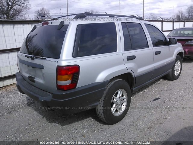 1J4GW48S34C377267 - 2004 JEEP GRAND CHEROKEE LAREDO/COLUMBIA/FREEDOM 银色 照片 4