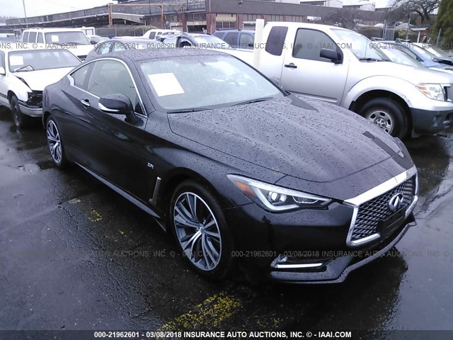 JN1CV7EL6HM320263 - 2017 INFINITI Q60 PREMIUM BLACK photo 1