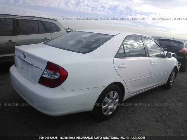 4T1BE32K44U365043 - 2004 TOYOTA CAMRY LE/XLE/SE Ağ foto 4