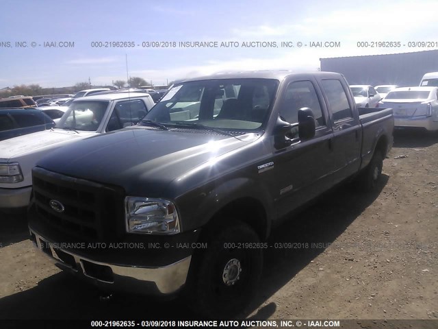 1FTSW21PX6EC77409 - 2006 FORD F250 SUPER DUTY GRAY photo 2