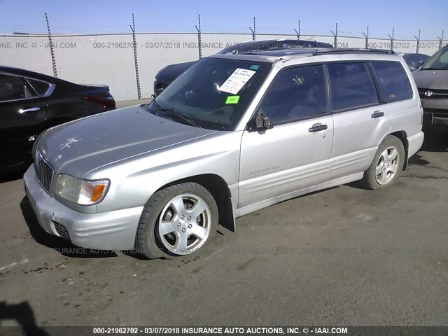 JF1SF65671H755405 - 2001 SUBARU FORESTER S Gümüş foto 2