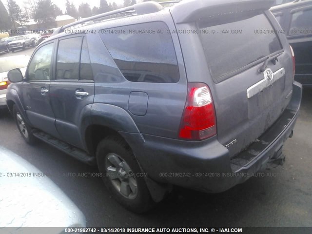 JTEBT14RX78038633 - 2007 TOYOTA 4RUNNER SR5/SPORT GRAY photo 3