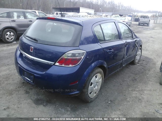 W08AR671885134497 - 2008 SATURN ASTRA XE BLUE photo 4