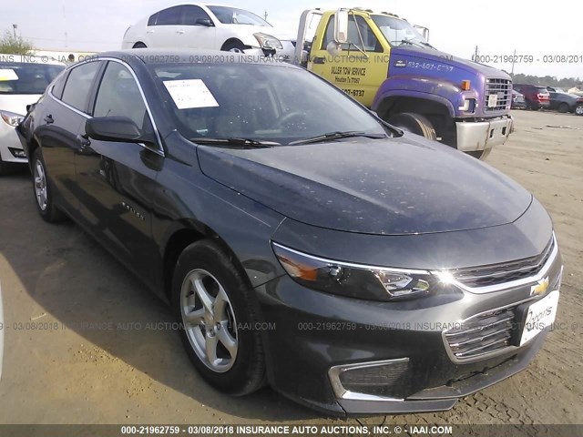 1G1ZB5ST6JF168352 - 2018 CHEVROLET MALIBU LS 灰色 照片 1