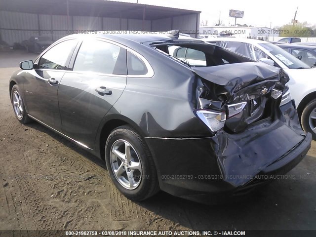 1G1ZB5ST6JF168352 - 2018 CHEVROLET MALIBU LS 灰色 照片 3