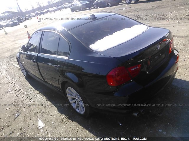 WBAPK5C57BF123837 - 2011 BMW 328 XI SULEV BLACK photo 3