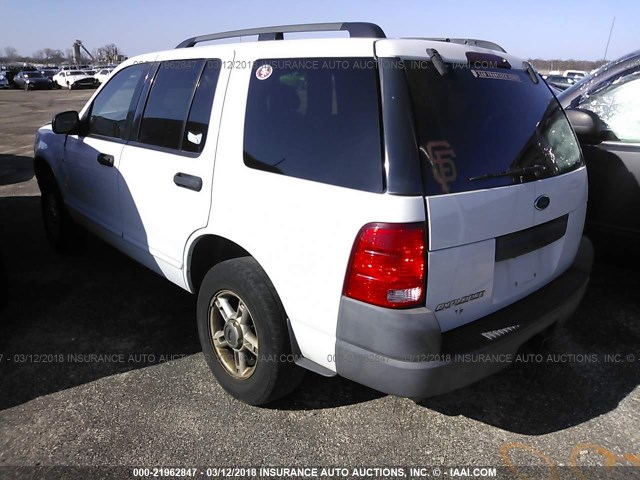 1FMZU72K03ZB23361 - 2003 FORD EXPLORER XLS/XLS SPORT WHITE photo 3