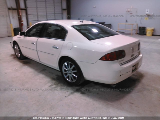 1G4HE57Y46U253297 - 2006 BUICK LUCERNE CXS WHITE photo 3