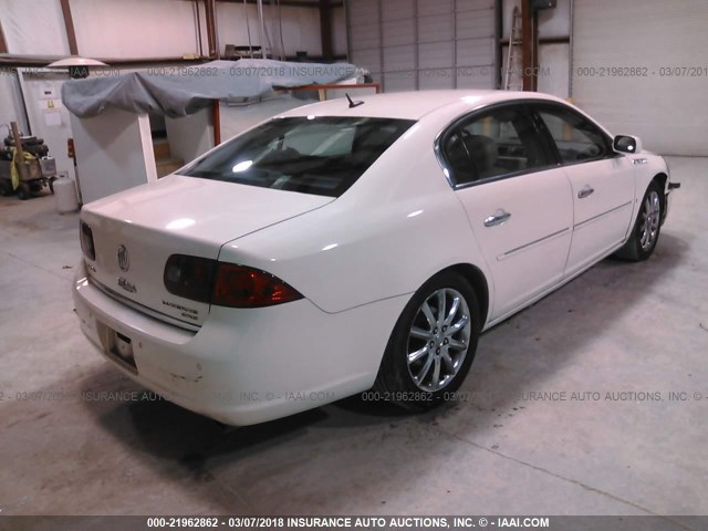 1G4HE57Y46U253297 - 2006 BUICK LUCERNE CXS WHITE photo 4