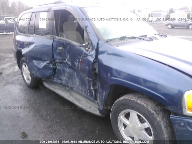 1GKDT13S122441370 - 2002 GMC ENVOY BLUE photo 6