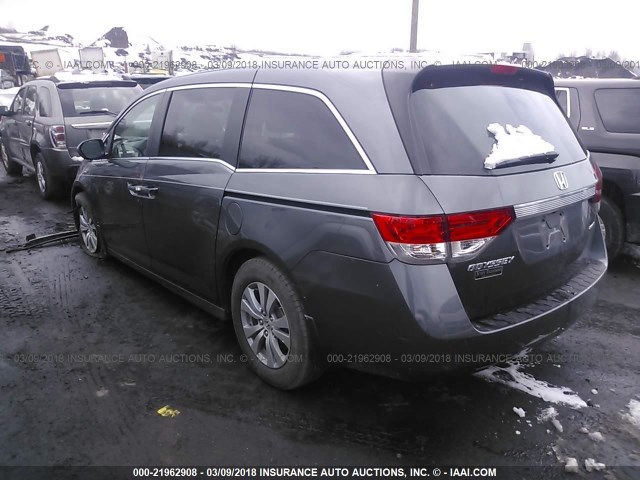 5FNRL5H31HB023259 - 2017 HONDA ODYSSEY SE GRAY photo 3