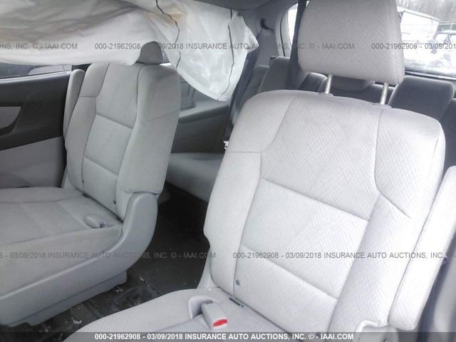 5FNRL5H31HB023259 - 2017 HONDA ODYSSEY SE GRAY photo 8