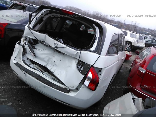 5FNRL5H64CB111936 - 2012 HONDA ODYSSEY EXL თეთრი ფოტო 4