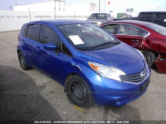 3N1CE2CP2FL441565 - 2015 NISSAN VERSA NOTE S/S PLUS/SV/SL/SR BLUE photo 1