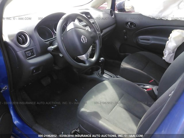 3N1CE2CP2FL441565 - 2015 NISSAN VERSA NOTE S/S PLUS/SV/SL/SR BLUE photo 5