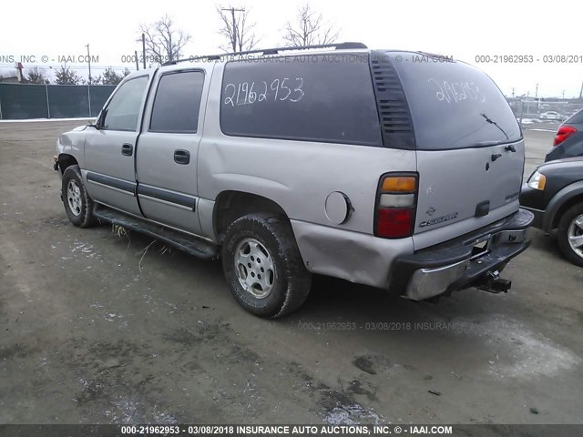 1GNFK16Z74J189544 - 2004 CHEVROLET SUBURBAN K1500 SILVER photo 3