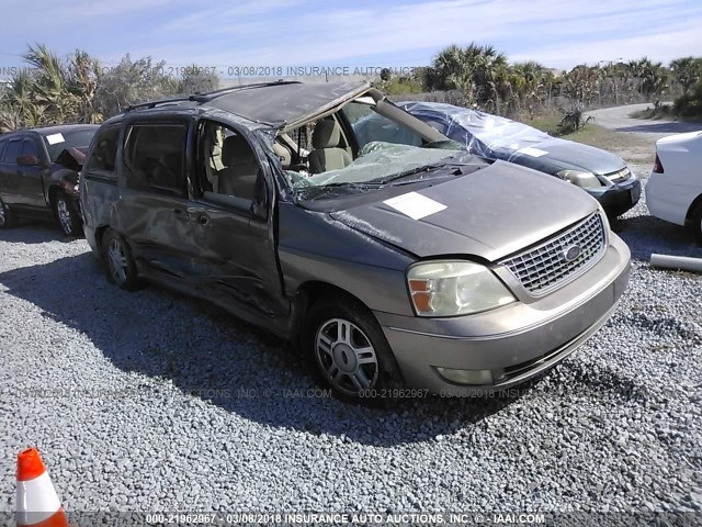 2FMZA52245BA34251 - 2005 FORD FREESTAR SEL BROWN photo 1