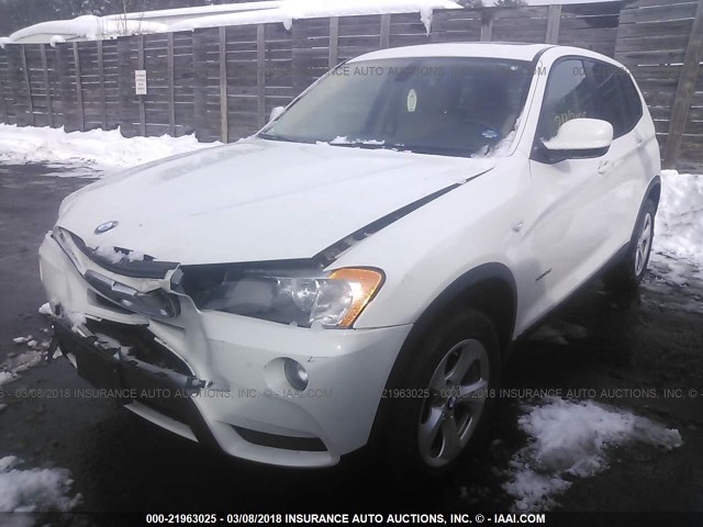 5UXWX5C55BL707797 - 2011 BMW X3 XDRIVE28I WHITE photo 2