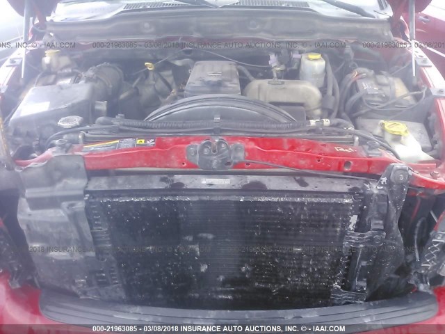 3D7KU28C84G283567 - 2004 DODGE RAM 2500 ST/SLT 红色 照片 10