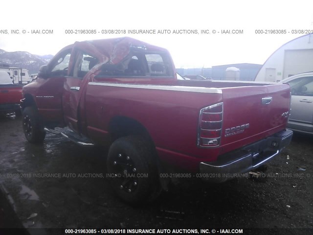 3D7KU28C84G283567 - 2004 DODGE RAM 2500 ST/SLT 红色 照片 3