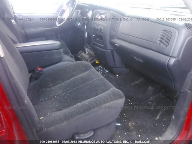 3D7KU28C84G283567 - 2004 DODGE RAM 2500 ST/SLT 红色 照片 5
