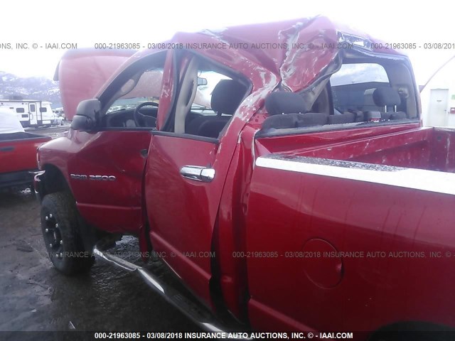 3D7KU28C84G283567 - 2004 DODGE RAM 2500 ST/SLT 红色 照片 6