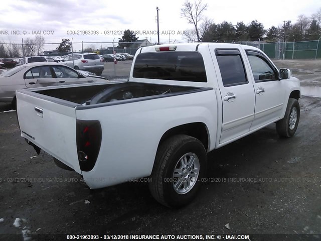 1GCJTCDE3A8113026 - 2010 CHEVROLET COLORADO LT WHITE photo 4