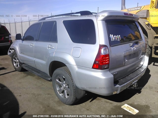 JTEBU17R78K030261 - 2008 TOYOTA 4RUNNER LIMITED SILVER photo 3