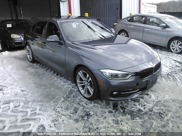WBA8F1C56GK438693 - 2016 BMW 328 D/XDRIVE GRAY photo 1