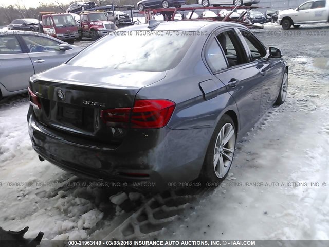 WBA8F1C56GK438693 - 2016 BMW 328 D/XDRIVE GRAY photo 4