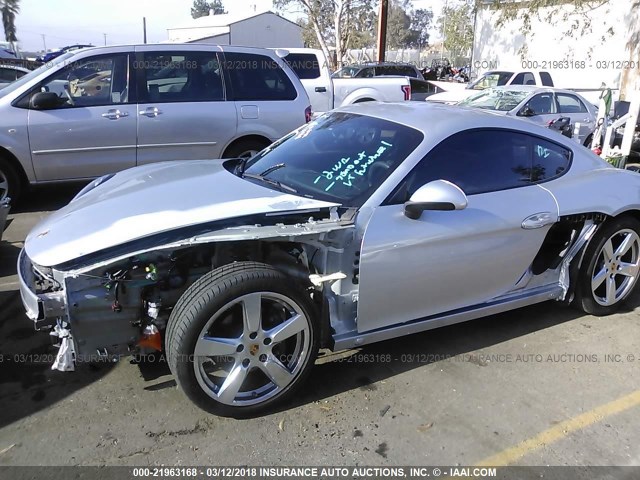 WP0AA2A80GK171623 - 2016 PORSCHE CAYMAN 银色 照片 6
