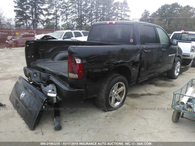 1C6RD6KT5CS306391 - 2012 DODGE RAM 1500 ST BLACK photo 4