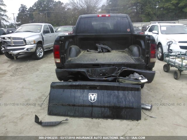 1C6RD6KT5CS306391 - 2012 DODGE RAM 1500 ST BLACK photo 6