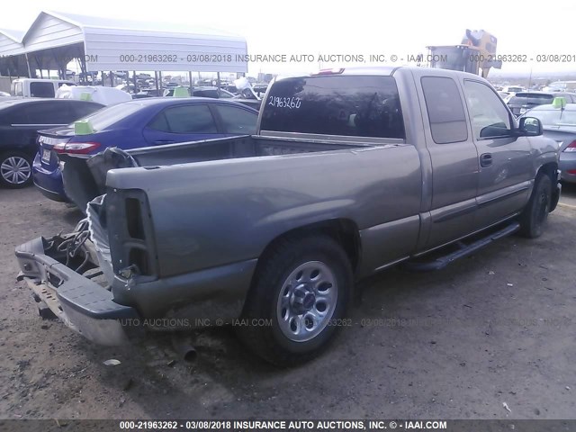 1GTEC19V97Z191019 - 2007 GMC NEW SIERRA C1500 GRAY photo 4