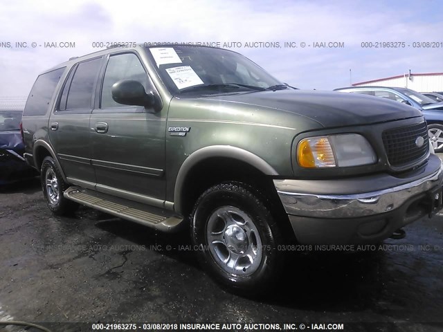 1FMPU18L51LB09430 - 2001 FORD EXPEDITION EDDIE BAUER GREEN photo 1