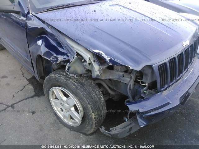 1J8GR48K36C169320 - 2006 JEEP GRAND CHEROKEE LAREDO/COLUMBIA/FREEDOM 蓝色 照片 6