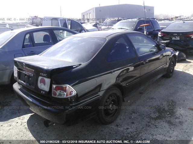 1HGEJ8149WL117183 - 1998 HONDA CIVIC EX BLACK photo 4