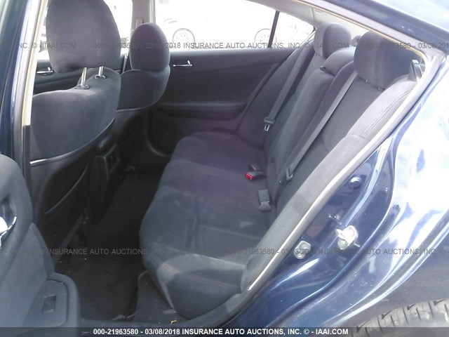 1N4AA5AP0EC498061 - 2014 NISSAN MAXIMA S/SV Dark Blue photo 8