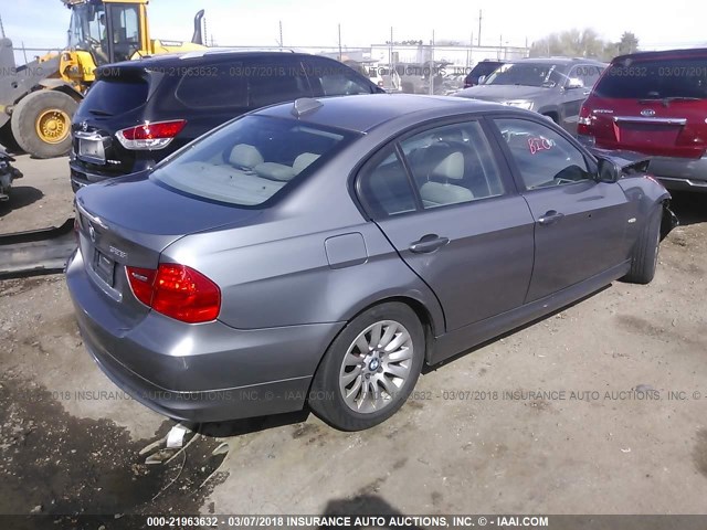 WBAPH57529NL77688 - 2009 BMW 328 I SULEV GRAY photo 4