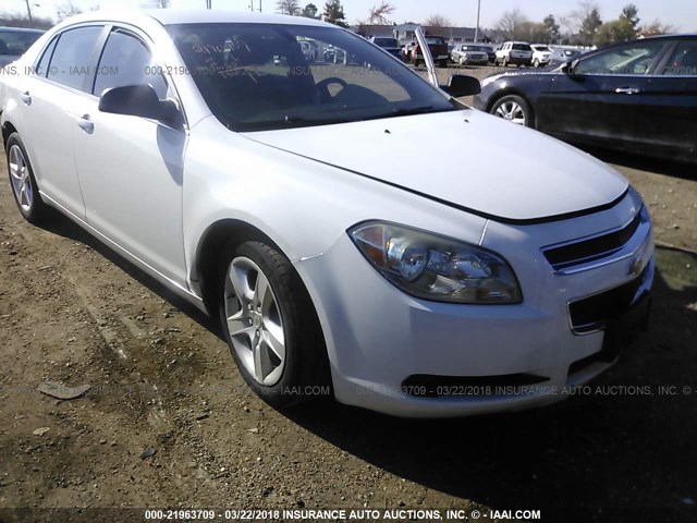 1G1ZA5EU2BF300029 - 2011 CHEVROLET MALIBU LS თეთრი ფოტო 1