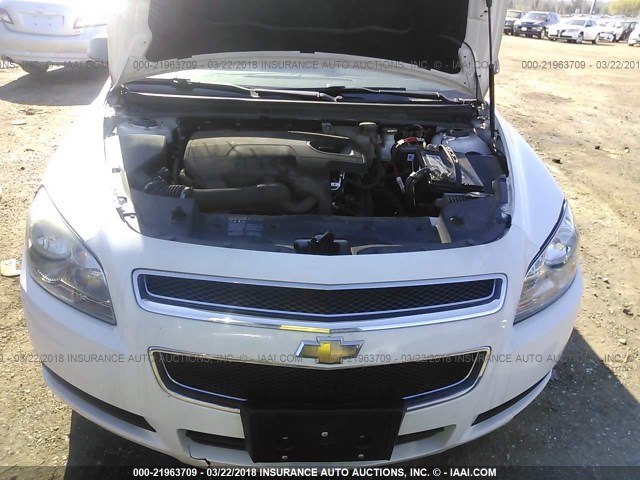 1G1ZA5EU2BF300029 - 2011 CHEVROLET MALIBU LS თეთრი ფოტო 10