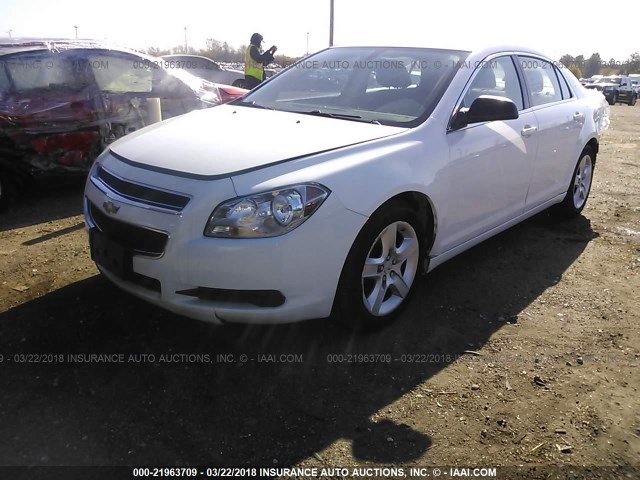 1G1ZA5EU2BF300029 - 2011 CHEVROLET MALIBU LS თეთრი ფოტო 2