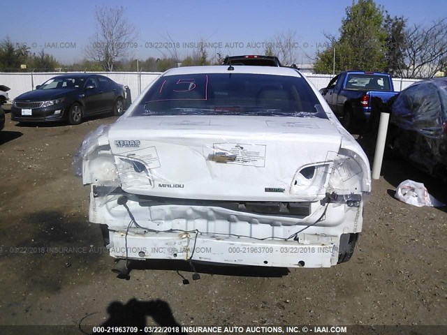 1G1ZA5EU2BF300029 - 2011 CHEVROLET MALIBU LS თეთრი ფოტო 6