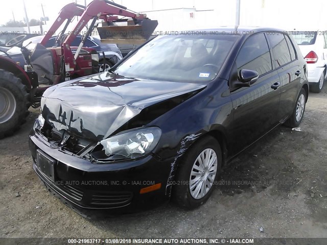 WVWDB7AJ8DW137900 - 2013 VOLKSWAGEN GOLF 黑色 照片 2